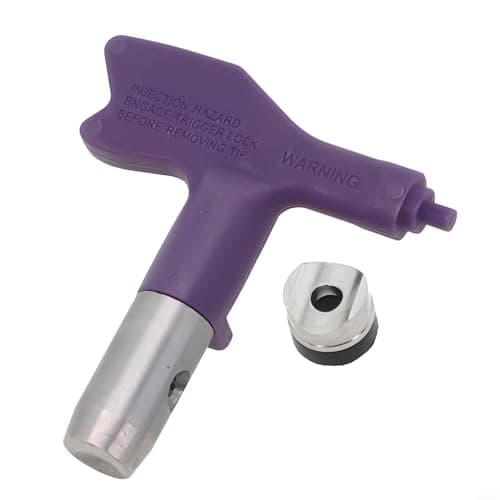 Image of Airless Spray Tip Fine Finish Nozzle, Steel Spray Orifice for High Pressure Sprayer, Wide Fan Pattern Professional Coating Tip for Latex and Putty, Compatible with For Wagner(311)