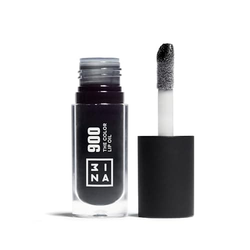 Image of 3INA MAKEUP - The Color Lip Oil 900 - Black Lip Gloss with 24h Hydration & Hyaluronic Acid - Lipstick & Lip Balm