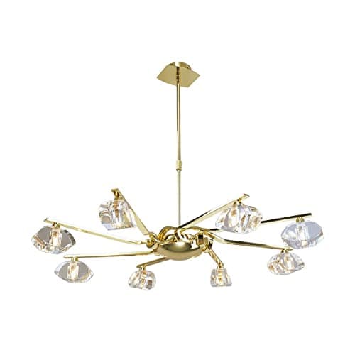 Image of Inspired Mantra Alfa Pendant 8 Light G9, Polished Brass