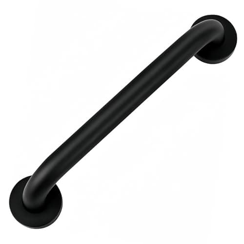 Image of Bath Grab Rails,Staircase Handrails,30cm Anti-Slip Grab Rail Black Stainless Steel Safety Handrail for Bathroom Shower & Staircase