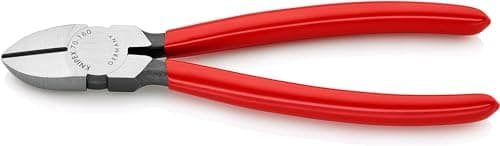Image of KNIPEX Diagonal Cutter with Plastic Coating 180 mm, 70 01 180 EAN