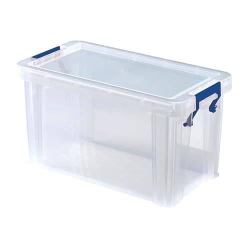 Image of BANKERS BOX Storage Box 2.6L (6 Pack) - BPA-Free, Stackable Plastic Organizer with Clip-Lock Lid, Impact-Resistant & Fully Recyclable for Home & Office Supplies