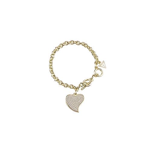Image of Guess UBB71534 Women's Bracelet Stainless Steel Partially Gold-Plated Zirconia White 19.5 cm