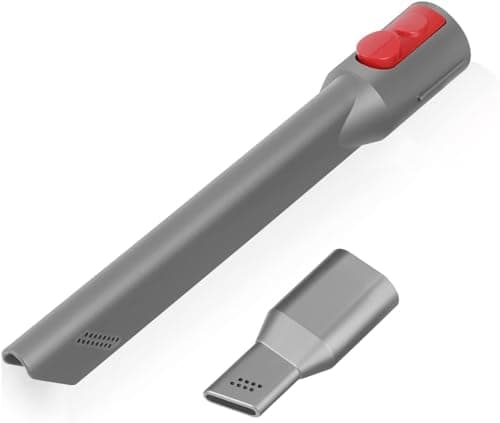 Image of LANMU Crevice Tool Vacuum Attachments Compatible with Dyson V15 V12 V11 V10 V8 V7 Gen5 G5 Outsize Vacuum Cleaner, with Narrower Nozzel for Hard-to-Clean Crevice