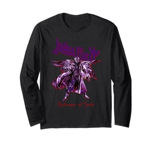 Image of Judas Priest Redeemer Of Souls Tracklist Long Sleeve T-Shirt