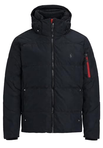 Image of POLO RALPH LAUREN Water Repellent Down Fill Puffer Jacket (UK, Alpha, L, Regular, Regular, Black)