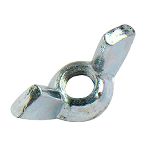 Image of Merriway BH02778 (15 Pcs) Wing Nut M5, Bright Zinc Plated - Pack of 15 Pieces