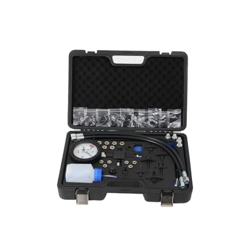 Image of XPSDEPO 2000 Bar Common Rail Diesel High Pump Pressure Tester Kit with Injection Pipe Blank Testing, Auto Car Tractor Diesel Engine Testing Gauge Manometer Kit