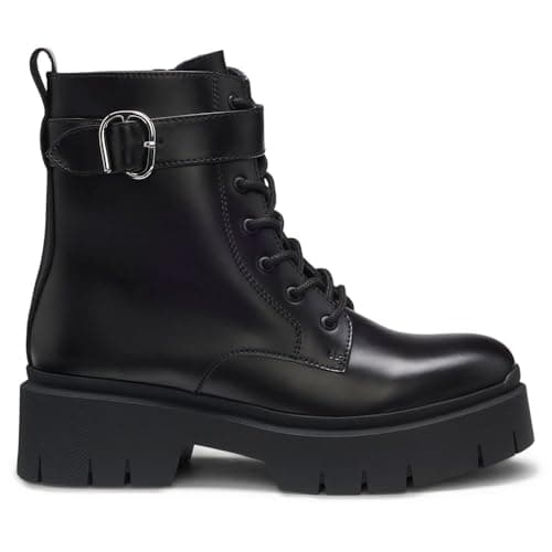 Image of HUGO Women's Kris_luboot_brom Ankle Boots, Black, 5 UK