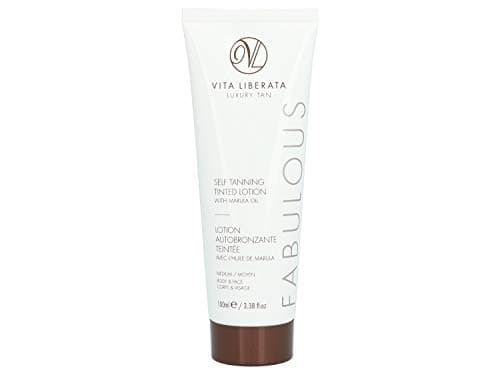 Image of Organic Self Tanning Lotion - VITA LIBERATA Fabulous Self Tan Lotion Natural, Organic, Vegan Fake Tan Lotion - Medium 100 ml
