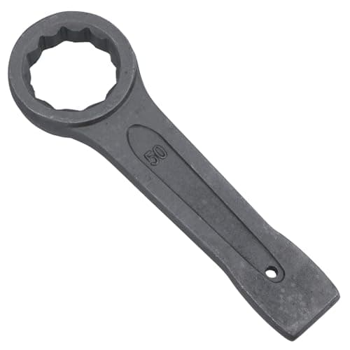 Image of AB Tools 50mm Slogging Box End Striking Ring Wrench Spanner Bi-Hex 12 Sided Metric