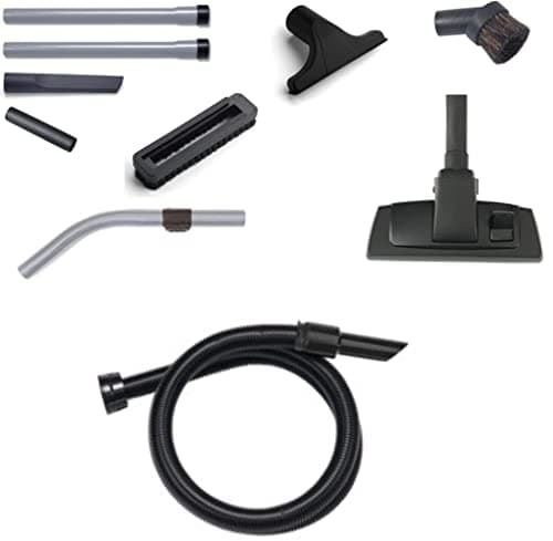 Image of Electruepart Universal Numatic Henry Hoover Vacuum Cleaner Complete (1.8/ 32 mm) 9 Piece Tool Brush Kit For James, Basil, Charles, George, Hetty and Harry models. Tool Kit adaptors fitting James,