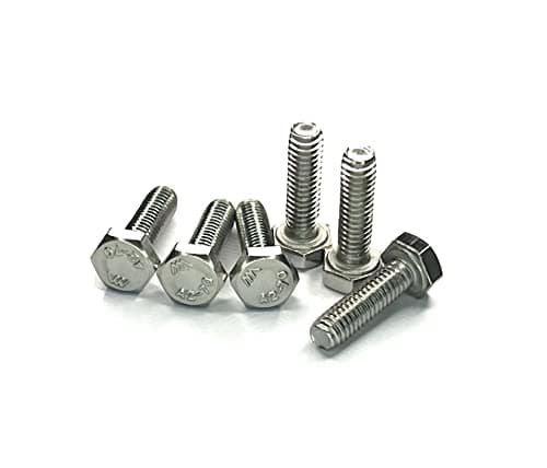 Image of M8 (8mm x 30mm) Hex Set Screw (Fully Threaded Bolt) - A2 Grade Stainless Steel (Pack of 10)