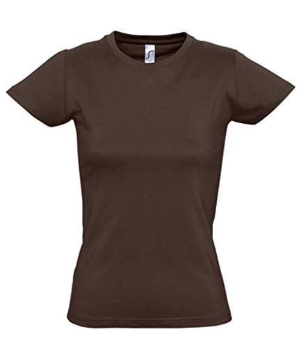 Image of SOL'S Womens Imperial Heavy T-Shirt - Chocolate - XXL