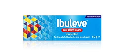 Image of Ibuleve Pain Relief 5% Ibuprofen Gel, Clinically Proven, Anti-Inflammatory Relief for Joint Pain, Sprains, Backache, Muscular Pains and Sports Injuries, 50g