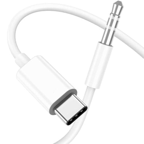 Image of Aux to USB C, USB C to 3.5mm Audio Aux Jack Cable Type C to 3.5mm Jack Audio Adapter Compatible with iPhone 15 Pro Max, Samsung S21 Ultra S20 Ultra Note 20 10 Plus for Car Stereo(1M)