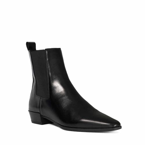 Image of Dune London Ladies PARKAS Chisel Toe Low Heel Chelsea Boots Size UK 7 Ankle Boots