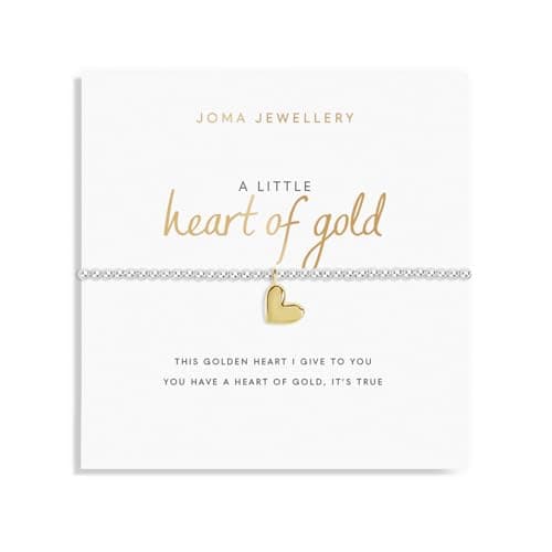 Image of Joma Jewellery a Little Heart of Gold Beaded Stretch Bracelet