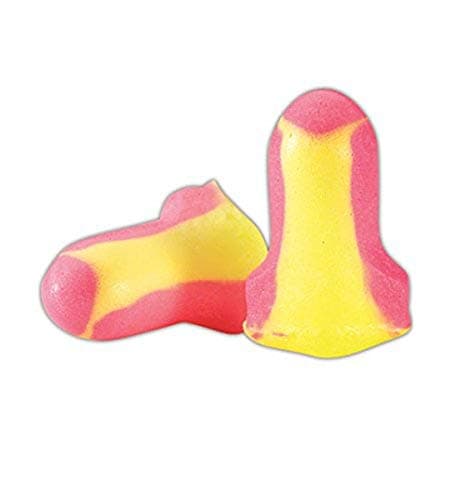 Image of Howard Leight LL-1 Laser Lite Disposable Uncorded Foam Earplugs, Polyurethane Foam, One Size, Pink/Yellow (Pack of 200)