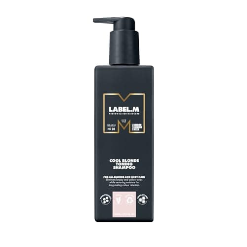 Image of LABEL.M Cool Blonde Toning Shampoo 300ml – With Recyclable Pump