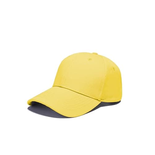 Image of IQONEQ Baseball Caps for Men and Women, Adjustable Fit, 23 Colors (UK, Alpha, One Size, Yellow)