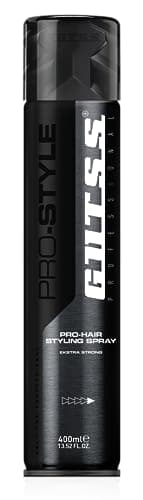 Image of Gutss Professional Extra Strong Hair Styling Spray for Men – 400 ml | Humidity & Frizz Control, Flexible Hold with Light Finish, Non-Greasy Formula (Extra Strong)