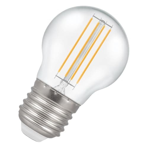 Image of Crompton Lamps Cool White LED Golfball Light Bulb 4.5W E27 Harlequin | IP65 Outdoor Lights LED Bulbs | Energy-Saving Replacement for 25W Bulbs | 15,000 Hours Life | for Festoon Lights Outdoor