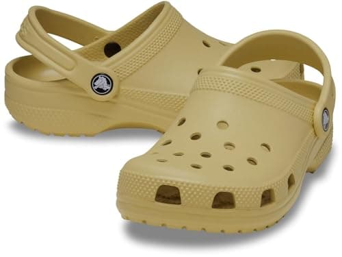 Image of Crocs Unisex Kids Classic Clog K Clogs, Wheat, 12 UK Child
