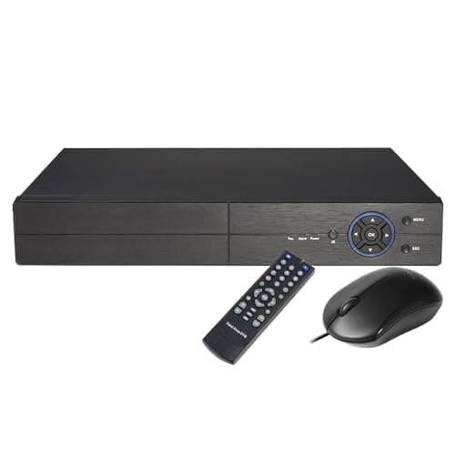 Image of JUSTOP 4 Channel CCTV DVR, 5MP 3K Lite H.265 Digital Video Recorder for CCTV Security Camera Systems, 4CH BNC Inputs, Remote Smartphone Access, Smart Playback, Motion Detection, Email Alert (2, TB)