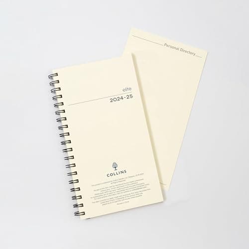 Image of Collins Elite Mid Year Diary Planner Pocket Week to View Refill - Weekly Mid Year Journal for Students, Teachers and Academics - 1165MR-2425 - July 2024 to July 2025