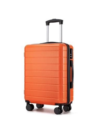 Image of Shavont 20 Inch Cabin Suitcase, Lightweight ABS+PC Hard Shell Carry On Suitcases with 4 Spinner Wheels, Durable Hand Luggage for Weekend Travel