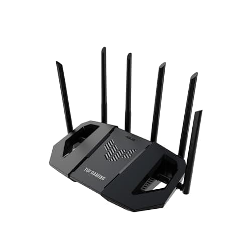 Image of ASUS TUF Gaming BE6500 Dual Band WiFi 7 Router, 4K-QAM, Quad 2.5G port, Gaming Acceleration, OpenNAT, Smart Home Master, Triple-Level Network Security, AiMesh support, 4G/5G Auto Mobile Tethering