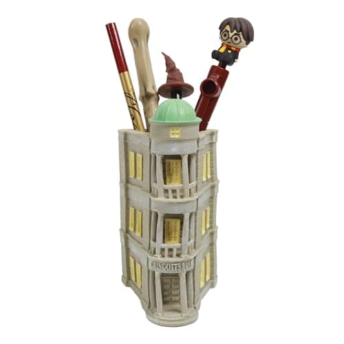 Image of Blue Sky Studios Harry Potter Pen & Pencil Holder Desk Tidy, Workspace Desk Organiser Accessory, Office Supplies Organisation & Gift for Harry Potter Fans