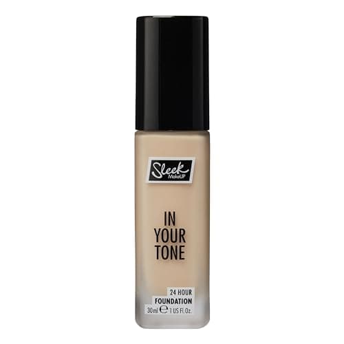 Image of Sleek MakeUP In Your Tone 24 Hour Foundation, Medium Buildable Coverage in 30 Shades, Semi-Matte Flawless Finish, 2W 30ml