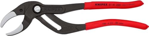 Image of KNIPEX Siphon and Connector Pliers with Non-Slip Plastic Coating 250 mm, 81 01 250
