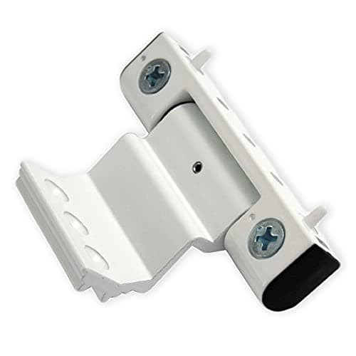 Image of Rebated Butt Hinge Pendulum Upvc Door Hinges 100mm 13mm Rebate White