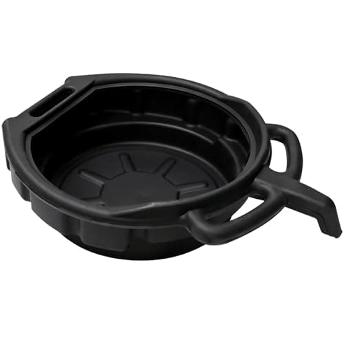 Image of Unibos | 8 Litre Vehicles Oil Drain Pan | Gearbox Fuel Drain Pan | Large Capacity | Bucket For Car, Motorbike Etc | Oil Coolant Gearbox Fuel Drain Tray | Multifunctional Essential (8 LITRE)