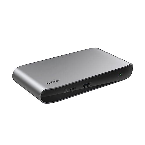Image of Belkin Connect Thunderbolt 4 Docking Station, 5-in-1 USB-C Multiport Core Hub w/ 96W Power Delivery for Mac, Windows, Single 8K or Dual 4K Display, Thunderbolt 4 Cable & Power Supply Included