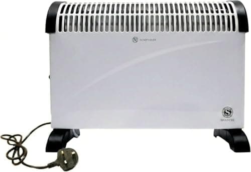 Image of 2000W Portable Convector Heater Electric Radiator with 3 Heat Settings, Adjustable Thermostat, Cool-Touch Design, Safety Cut-Off, Quiet Heaters for Home, Bedroom, Office,Living Room