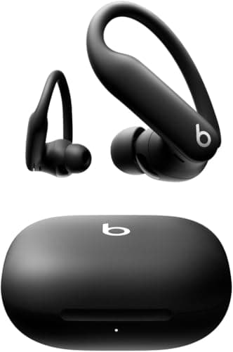Image of Beats Powerbeats Pro 2 Wireless Bluetooth Earbuds – Noise Cancelling, Heart-Rate Monitor, IPX4, Up to 45 Hours Battery & Wireless Charging Case, works with Apple & Android - Jet Black