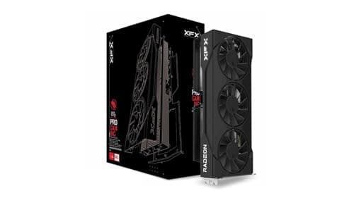 Image of XFX Swift AMD Radeon RX 9060XT OC Triple Fan Gaming Edition with 16GB GDDR6 HDMI 2xDP, AMD RDNA™ 4 (RX-96TS316B7)