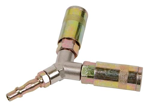 Image of Sealey Acx55 Twin Coupling Bodies Y Adaptor