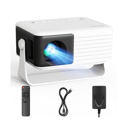 Image of Yoton Y3 Mini Projector 2026 Upgraded Auto Keystone Portable Projector for bedroom, 15000 Lumens, 50% Zoom, 1080P Supported, Compatible with iOS/Android/TV Stick/HDMI/USB/TF Card(Black)