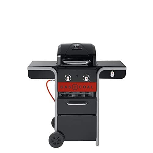 Image of Char-Broil 140924 Gas2Coal 210 Hybrid Grill Gas Barbecue, Black