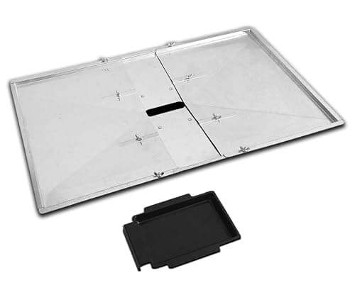 Image of Nordic Bbq Store Adjustable Grease Tray (24-27 inches) for 3/4/5 Burner Grills from Biltema, Lucifer, Napolean, Landmann, and Other European Brands, Universal Drip Pan Replacement for Gas Grills