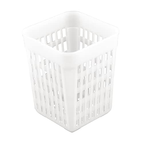 Image of Olympia Square Cutlery Basket, White, Dishwasher Safe - Plastic Cutlery Basket for Restaurants, Pubs & Cafes P175