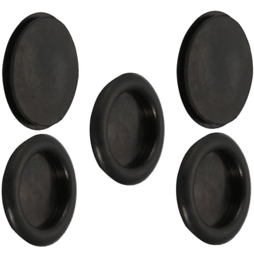 Image of TA-VIGOR 5Pcs Rubber Blanking Grommet, 40mm Black Rubber Grommets Electrical Holes Cable Wire Gaskets Protector for Wires, Plugs, Cables Holes, Car, Boat, Pump, Plumbing, Cable Wiring