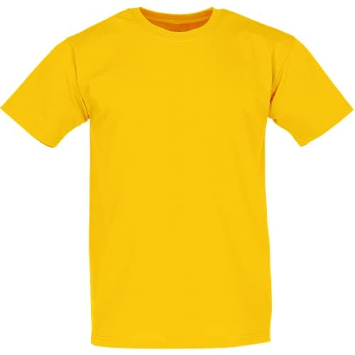 Image of Fruit of the Loom Men's VALUEWEIGHT Short Sleeve T-Shirt - Yellow - XXL