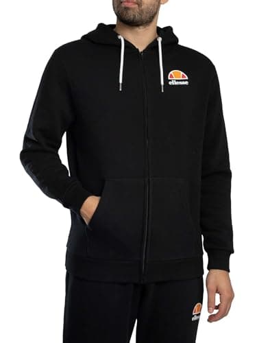 Image of Ellesse Mens Zip Hoody Black L