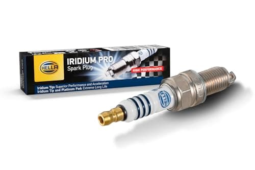 Image of HELLA 8EH 188 706-211 Spark Plug - Iridium Pro IFM10RC-8P - Spanner size: 16 - Thread Length: 19mm - Electrode Gap: 0.8mm